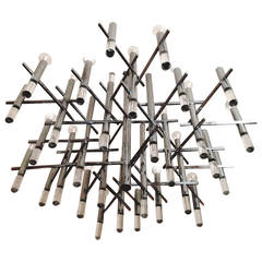 1970s Large Sciolari Ceiling Light 1970s Large Sciolari Ceiling Light