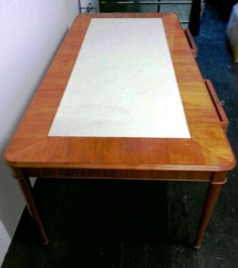 Cherry Late 1940s Large Table/Desk For Sale