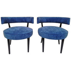 1940's Pair of small armchairs in the style of Ulrich
