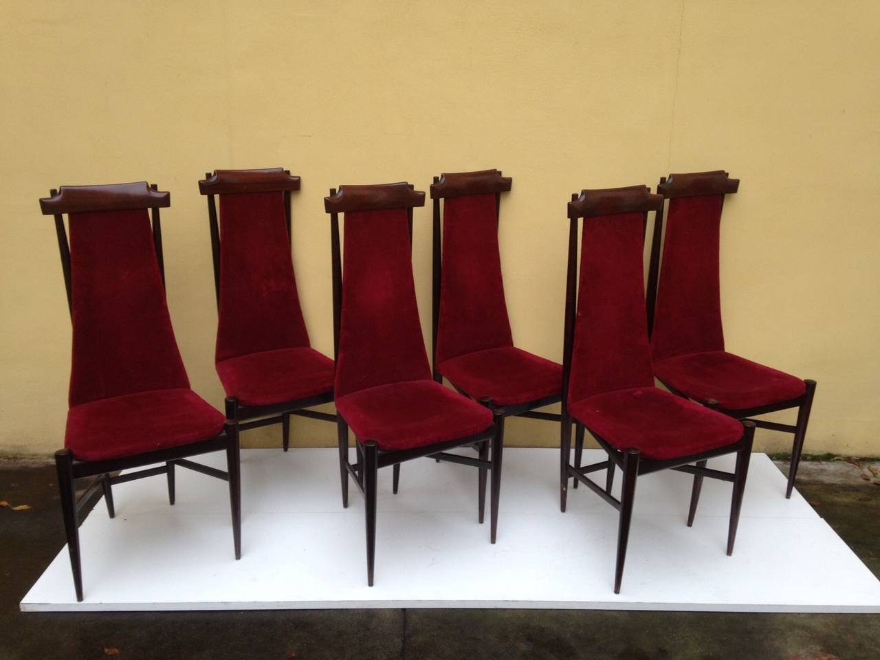 1950's Set of six chairs For Sale 1