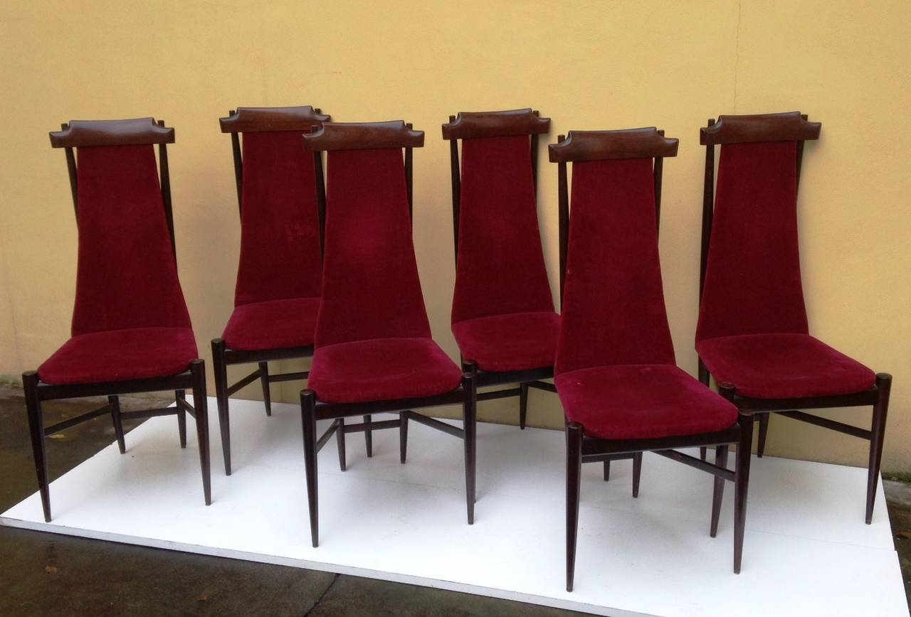 1950's Set of six chairs For Sale 2