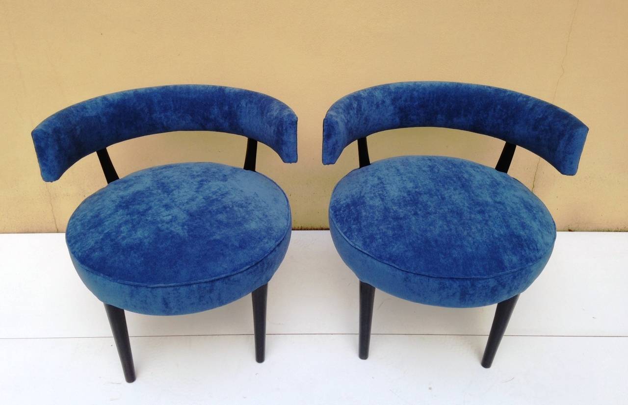 Mid-20th Century 1940's Pair of small armchairs in the style of Ulrich