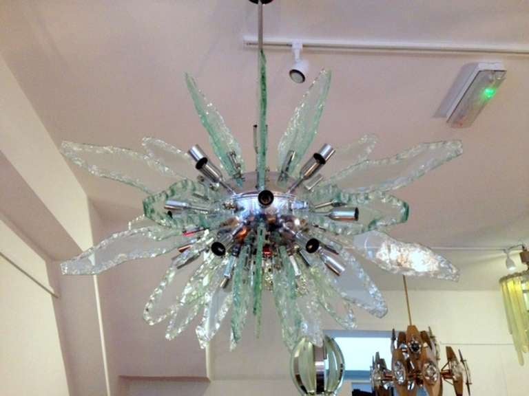 Stunning Starburst 1960's Ceiling Light