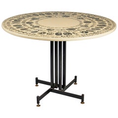 Center Table by Piero Fornasetti, Italy, 1960s