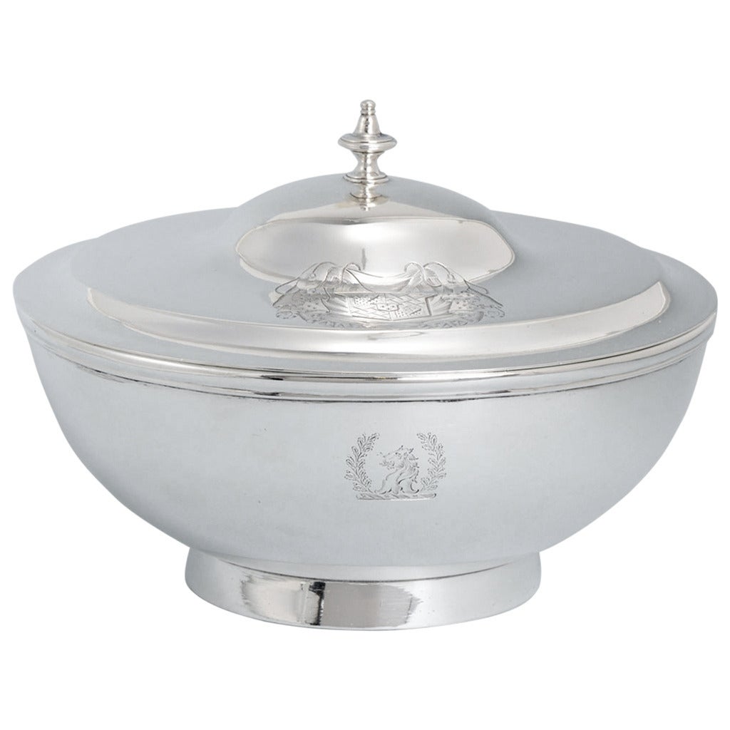 George III Silver Bowl and Cover