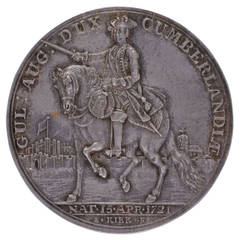 Antique 'Rebels Repulsed Silver Medal, Carlisle Taken'