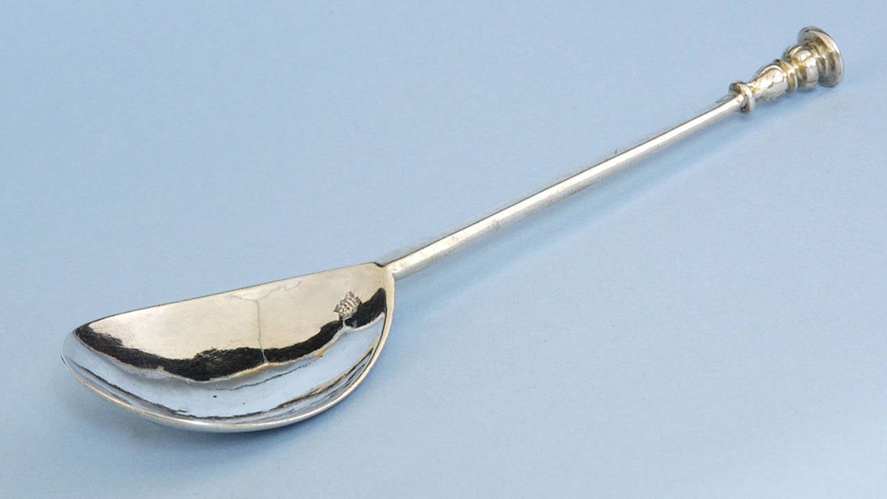 Charles I Silver Seal-Top Spoon