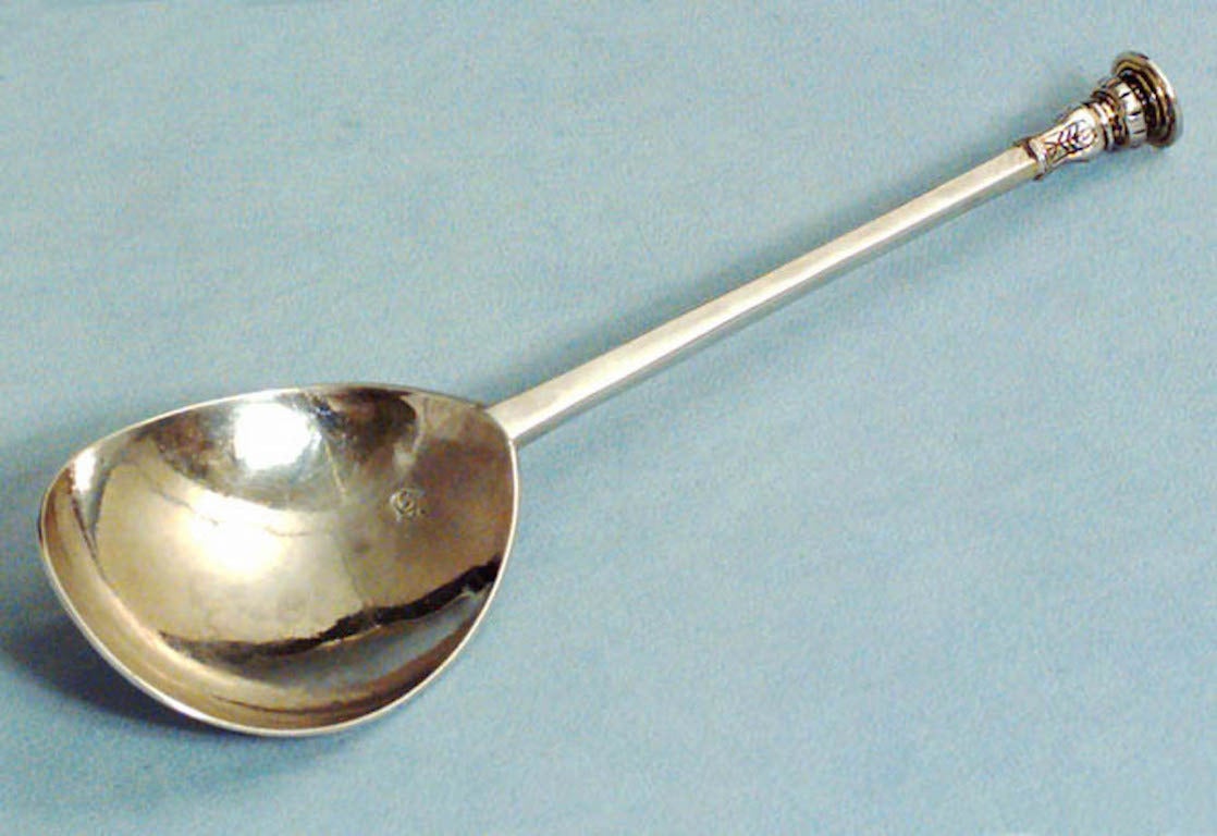 Charles I Silver Seal-Top Spoon