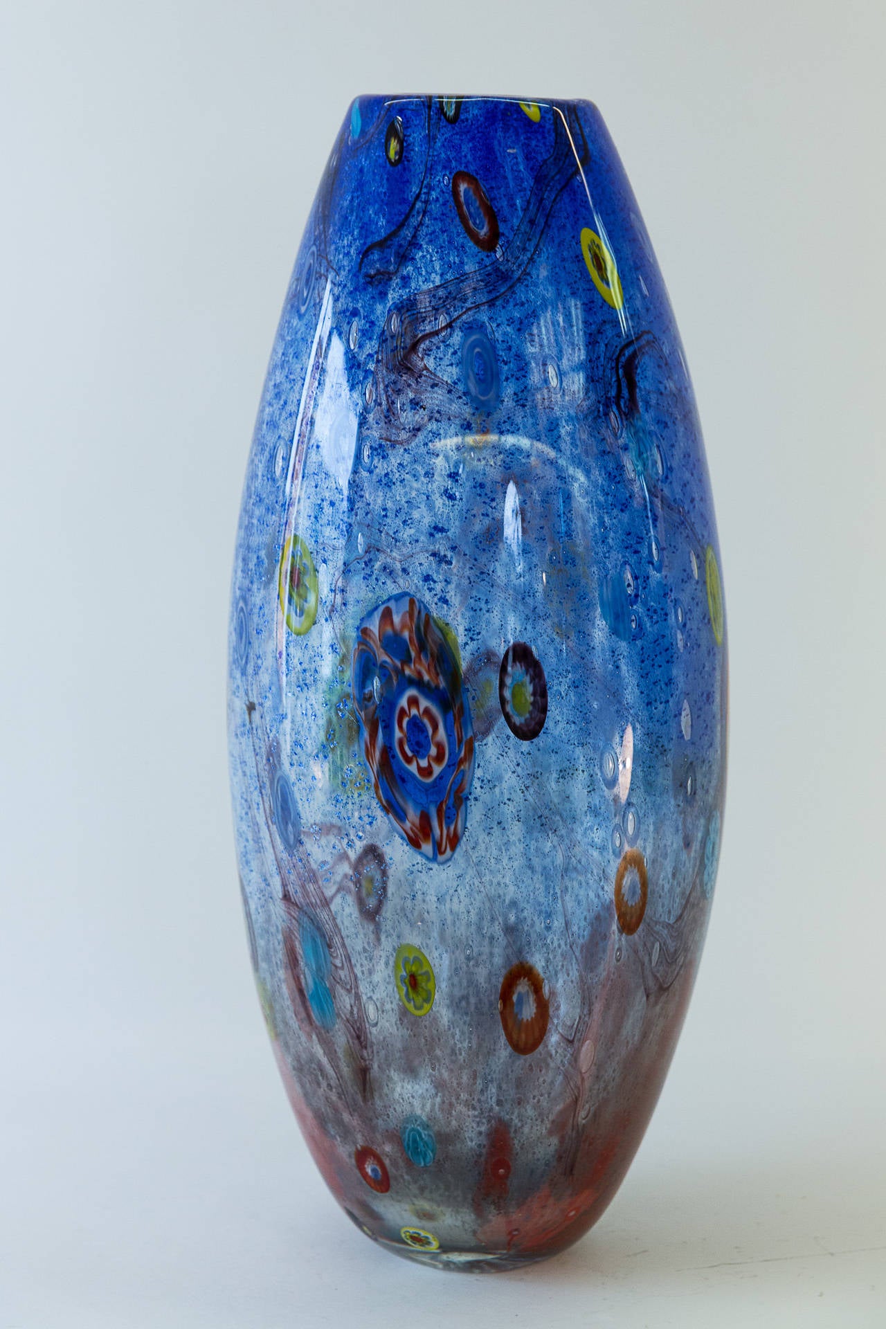 An unusually large and heavy Murano (Italy) blown vase.