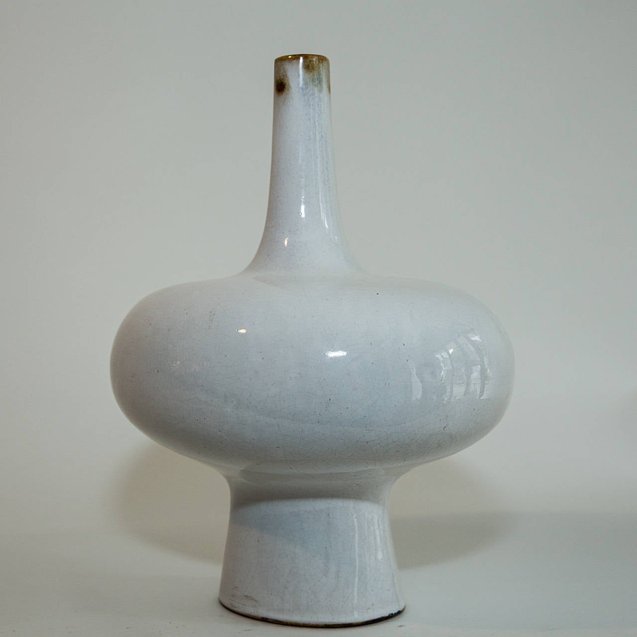 Alice Colonieu 1924-2010
French 1950s Colonieu biomorphic ceramic vase. Alice Colonieu