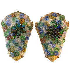 Pair of Czech Art Deco Sconces Pair of Czech Art Deco Sconces