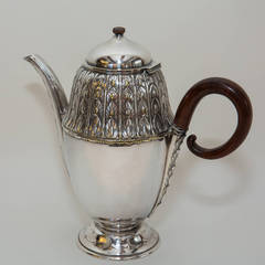 Paul Follot French Art Deco Silver Plate Coffee Service
