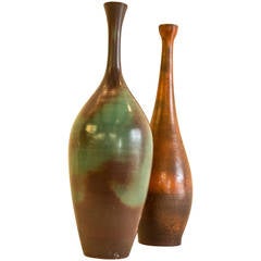 Two Madoura Ceramic Bottles