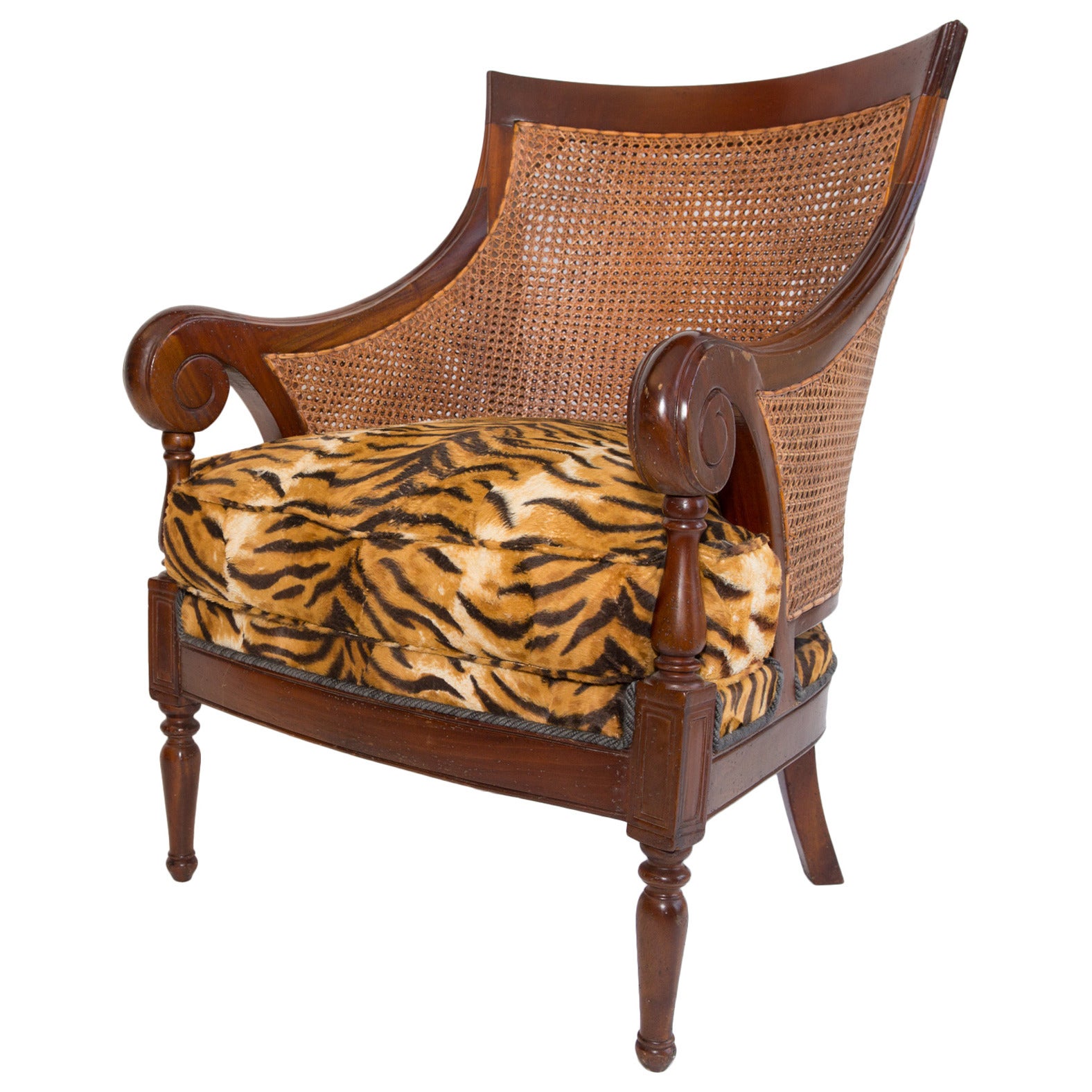 Very Large Tiger Armchair For Sale