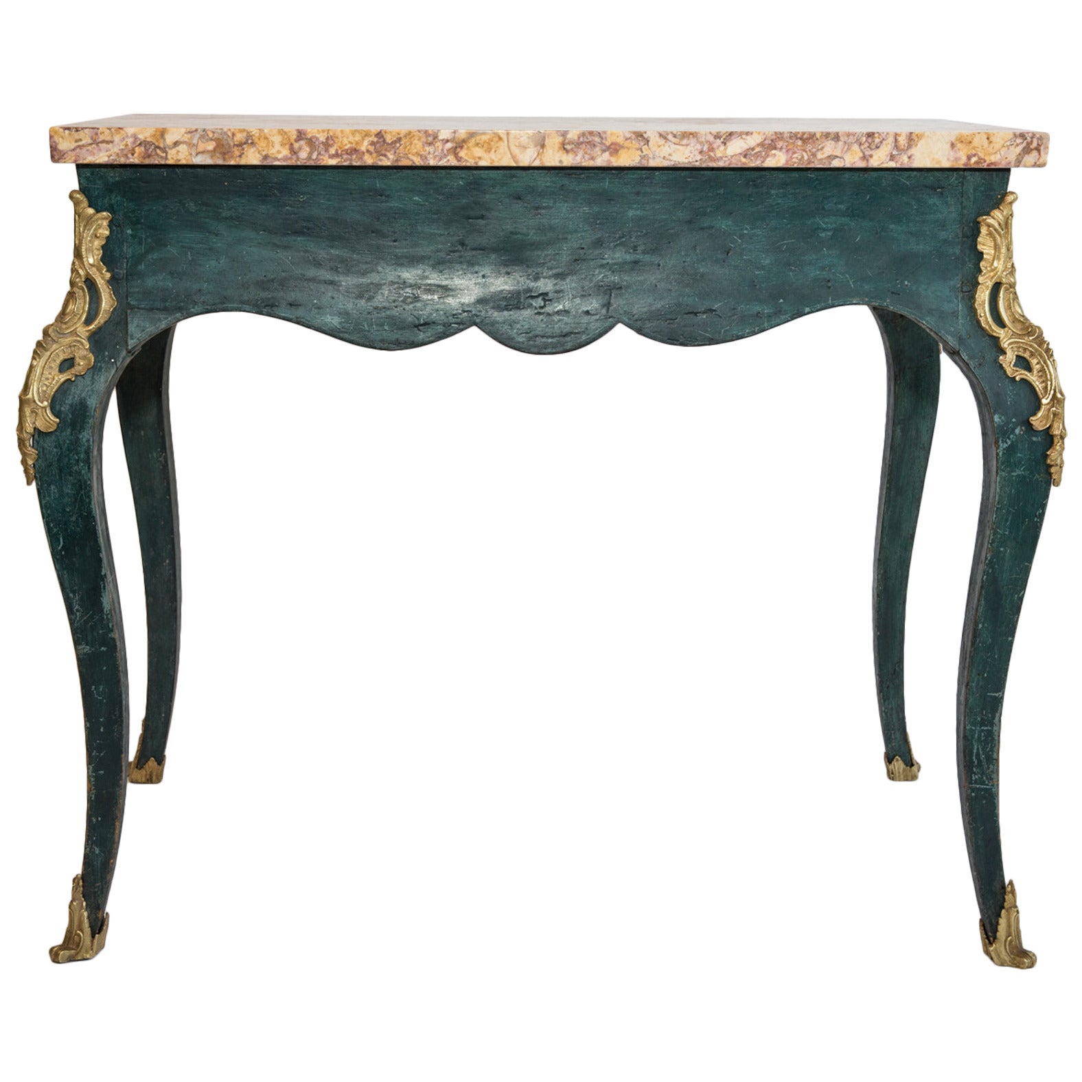 Louis XV Style Ormolu Mounted Center Table For Sale