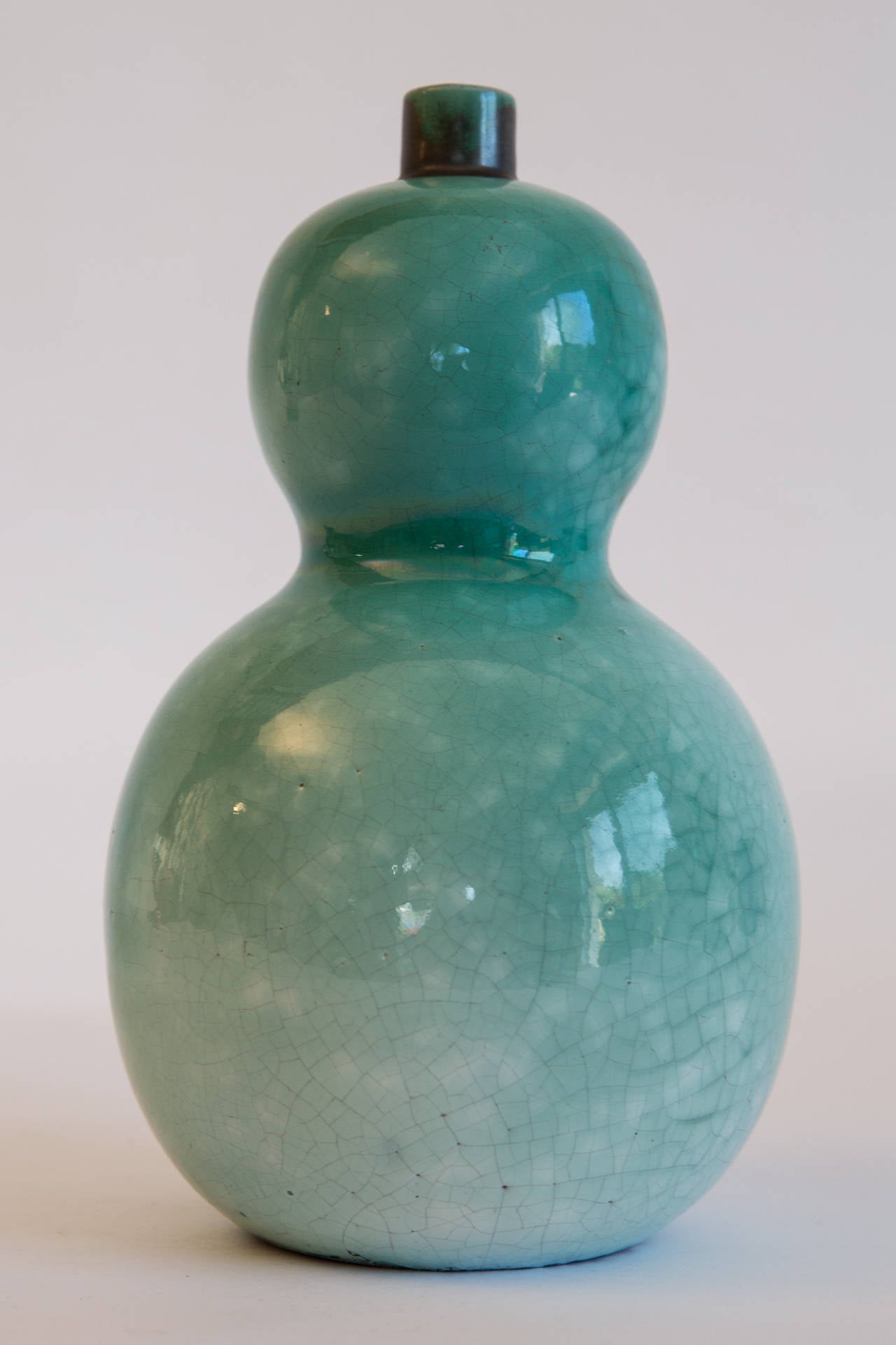 French Art Deco  Period Primavera Ceramic Vase 1