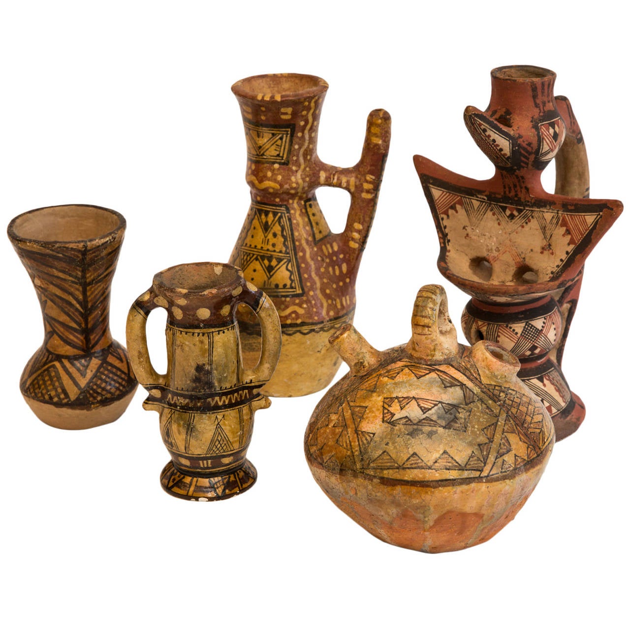 Collection of Ideqqi Berber Pottery at 1stdibs