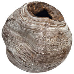 Contemporary Terracotta Abstract Sculpture
