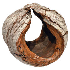 Contemporary Terracotta Abstract Sculpture