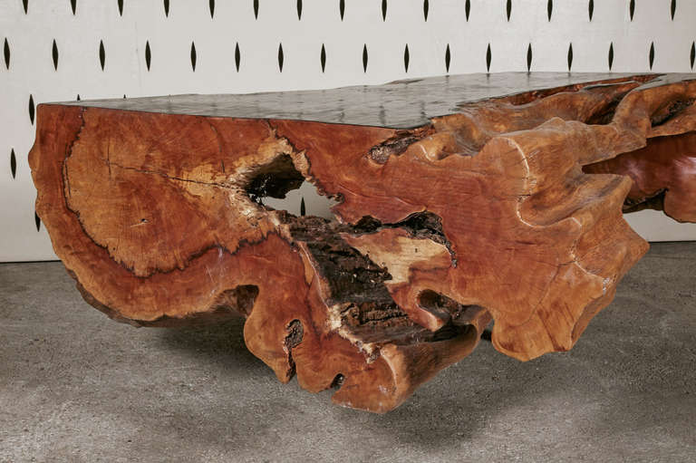 Mid-20th Century 20th Century Tamarind Wood Coffee Table