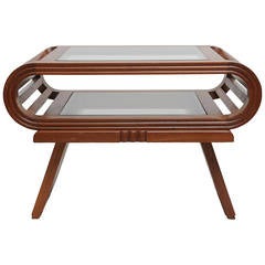 Deco Period Teak Coffee Table, English Deco Period Teak Coffee Table, English