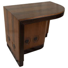 Used Deco Period Teak and Rosewood Desk from Cruise Ship