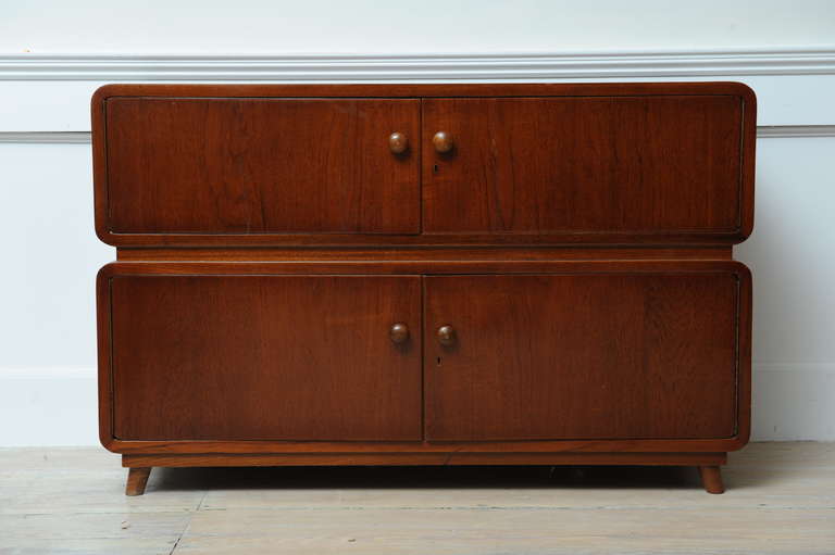 Mid Century Teak Console Table, English