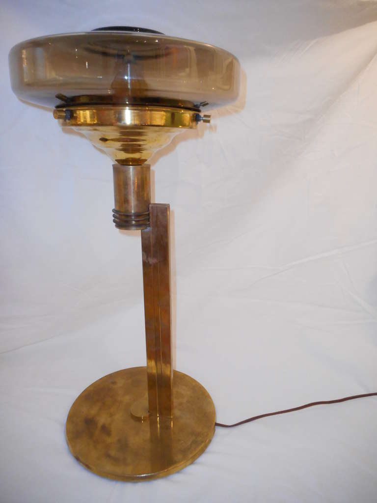 Pair of Stateroom Table Lamps from French Vessel SS Norway, Midcentury 2