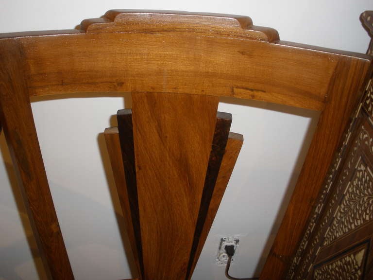 Teak Set of 6 Art Deco Period Dining Chairs