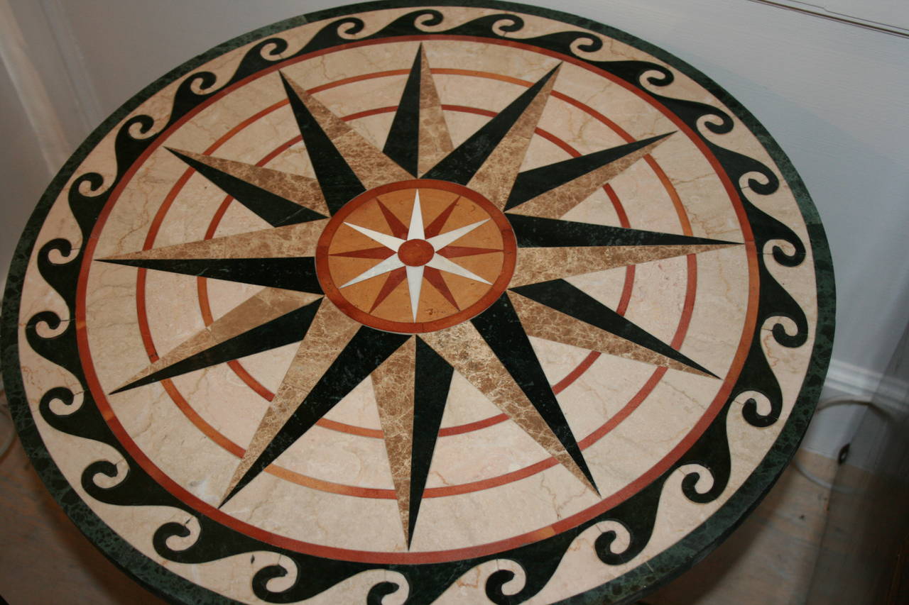 compass rose rug