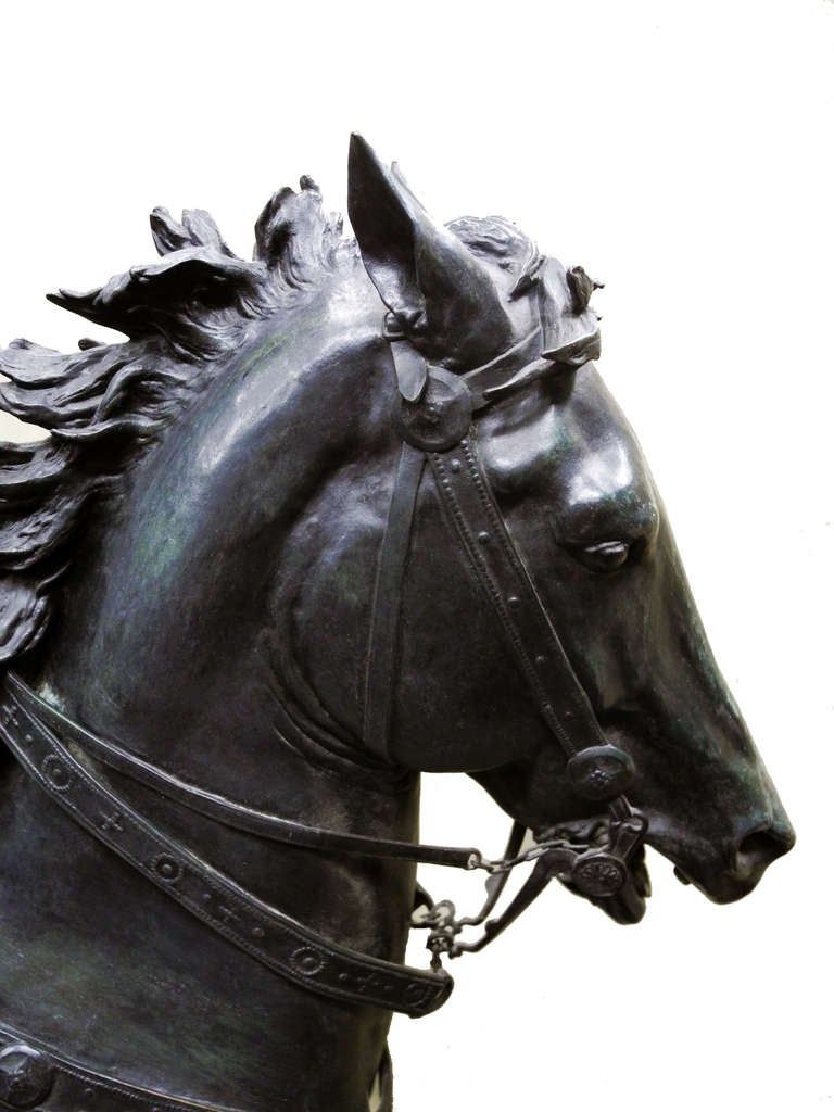 French Equestrian Joan of Arc by Paul Dubois For Sale