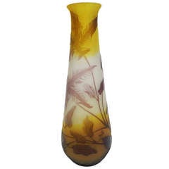 Flower Vase by Émile Gallé