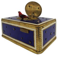 19th Century Singing Bird Box