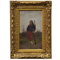 French Soldier Standing up