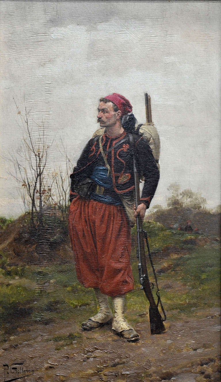 French Soldier Standing up