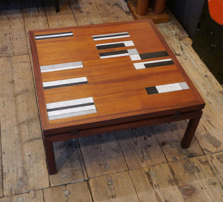 French Very Rare Coffee Table by Roger Capron, France, circa 1960 For Sale