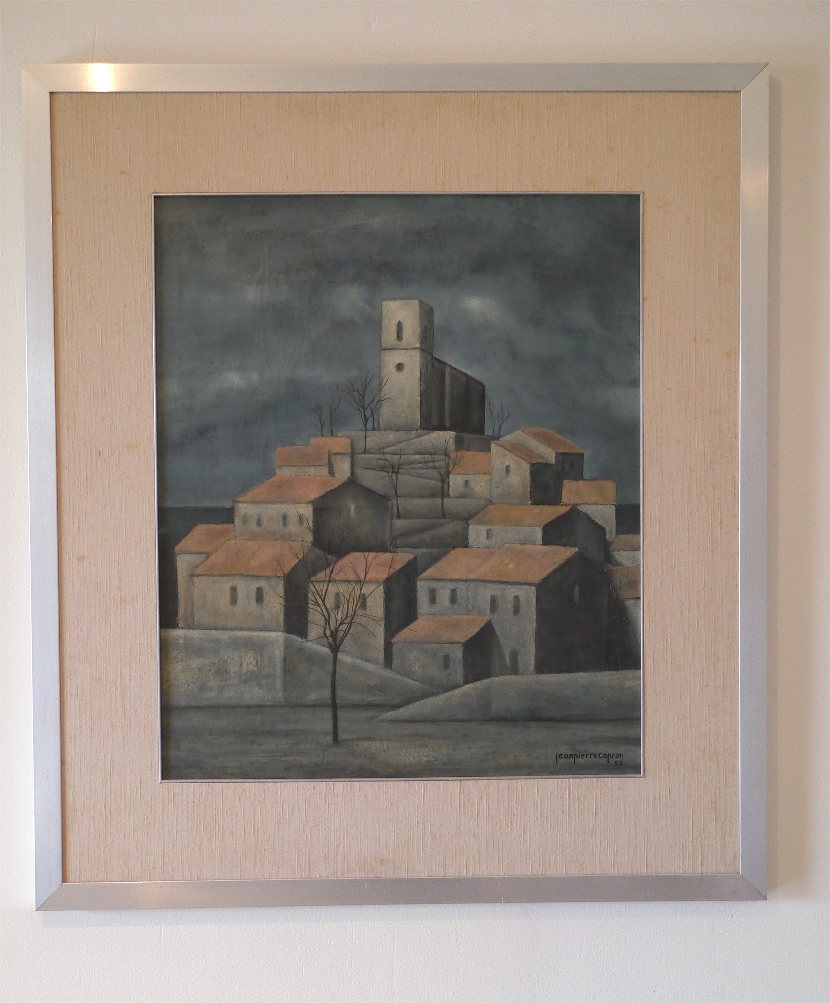 Wonderful Painting by Jean Pierre Capron - France 1953 For Sale