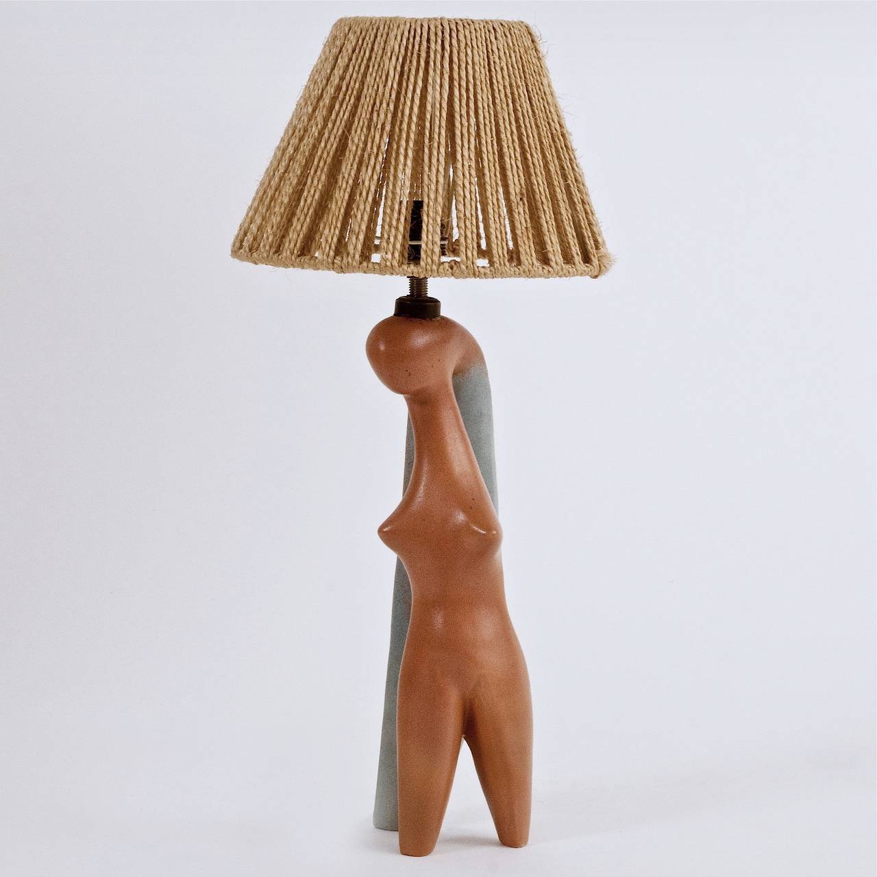 Mid-Century Modern Ceramic Table Lamp by Jacques Blin