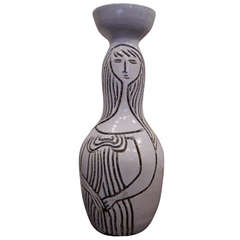 Double Faced Vase by Accolay, France, circa 1950 7