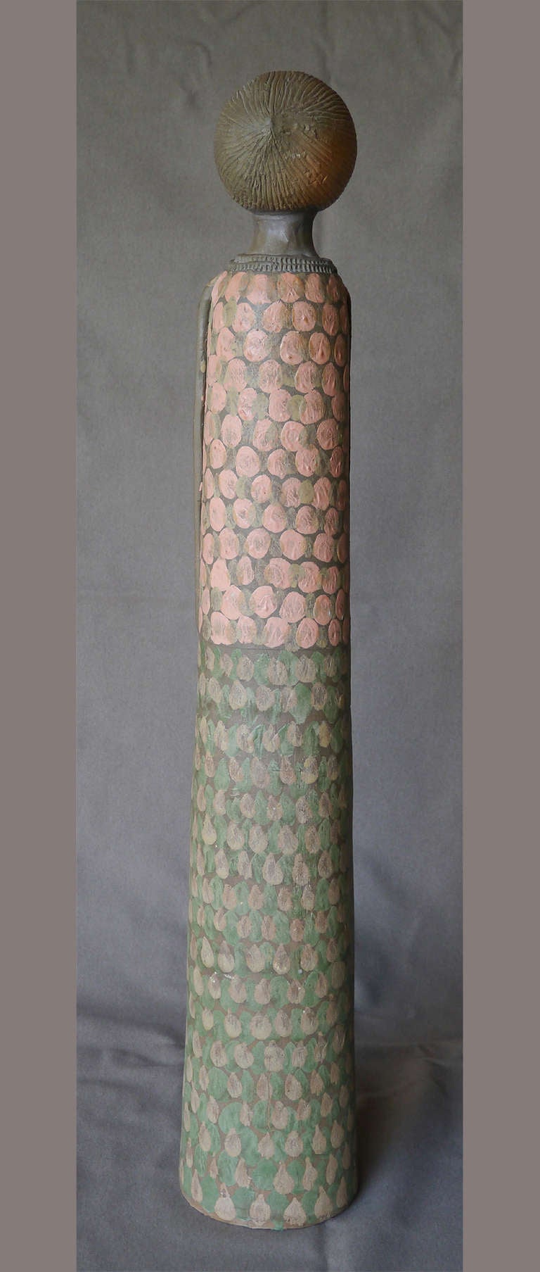 Huge Sculptural Ceramic by Albert Thiry - Vallauris-France circa 1970 In Excellent Condition For Sale In Saint Ouen, FR