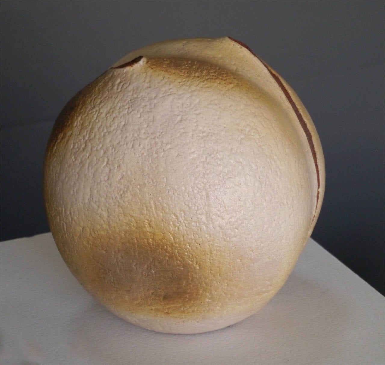 Unique Stoneware Sculpture by Madoura, Vallauris, circa 1970 For Sale 1