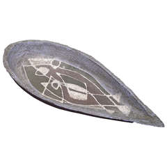 Decorative "Almond" Dish by Accolay, France circa 1960 12