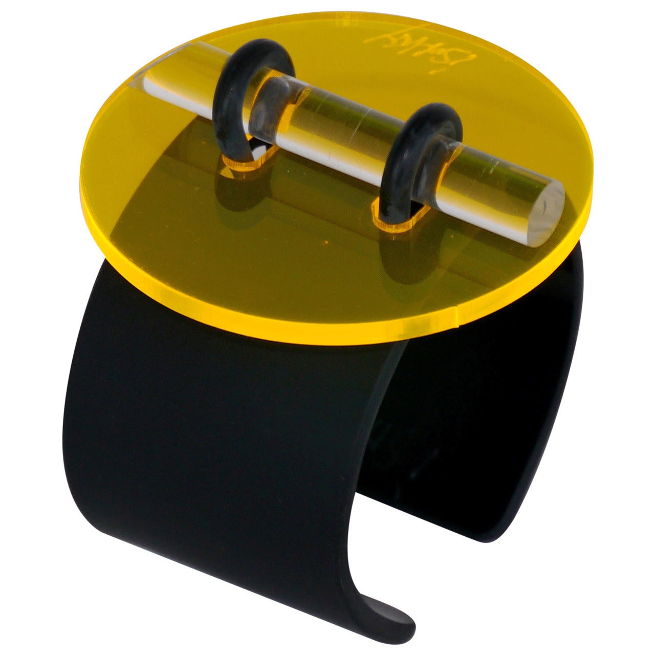 Geometric Cuff by Isaky, Paris, 1980 For Sale