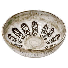 Extra Large Ceramic Bowl by Albert Thiry