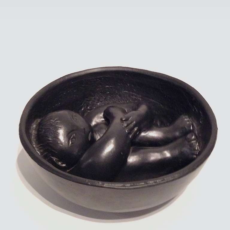 Mid-Century Modern Rare Ceramic Sculpture by Robert & Jean Cloutier