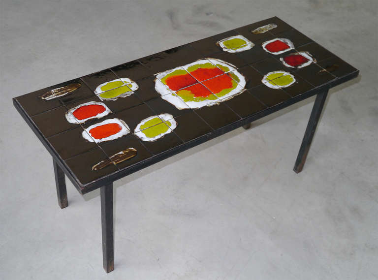 French Low Table by Alice Colonieu, circa 1950