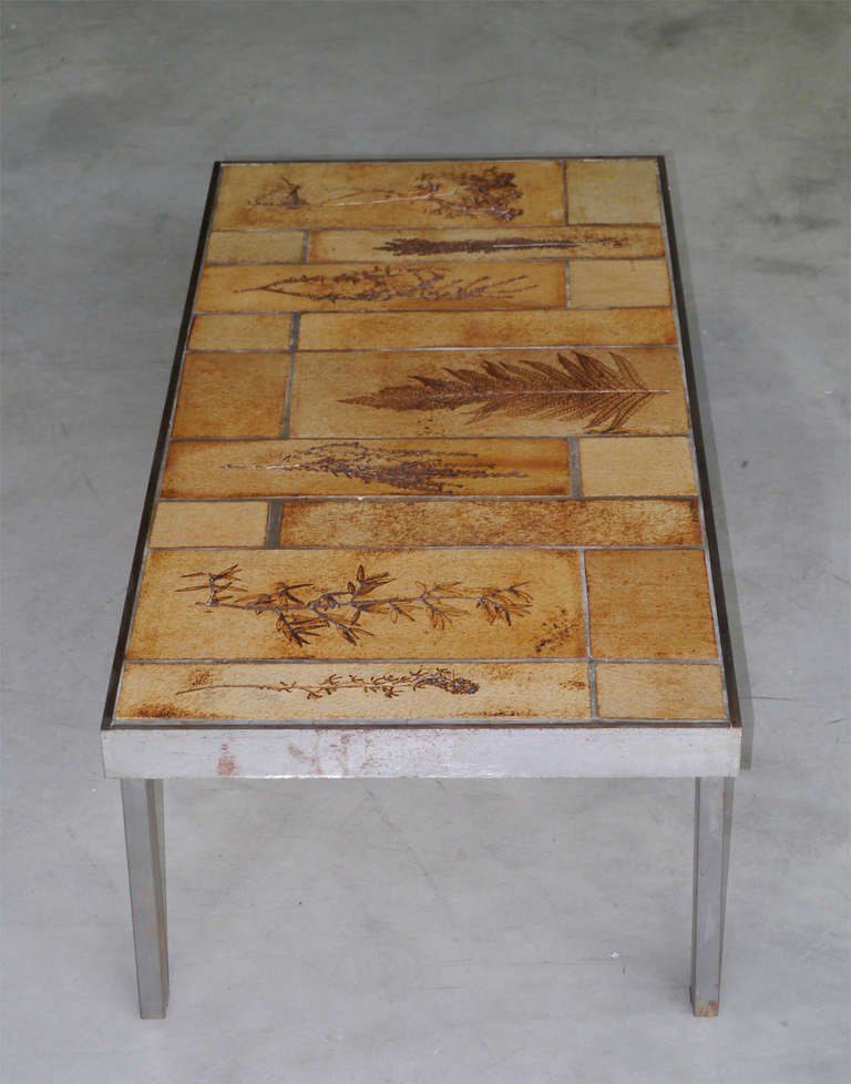 Modern Garrigue Low Table by Roger Capron, Vallauris, France, circa 1970 For Sale