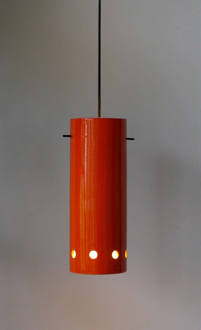 Pendant Ceramic Light by Roger Capron, Vallauris, 1956 Design For Sale 2