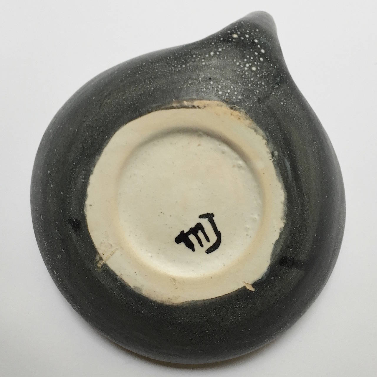 Mid-20th Century Ceramic Bowl Signed by Mado Jolain