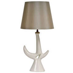 Lampe de table en céramique de Roger Capron